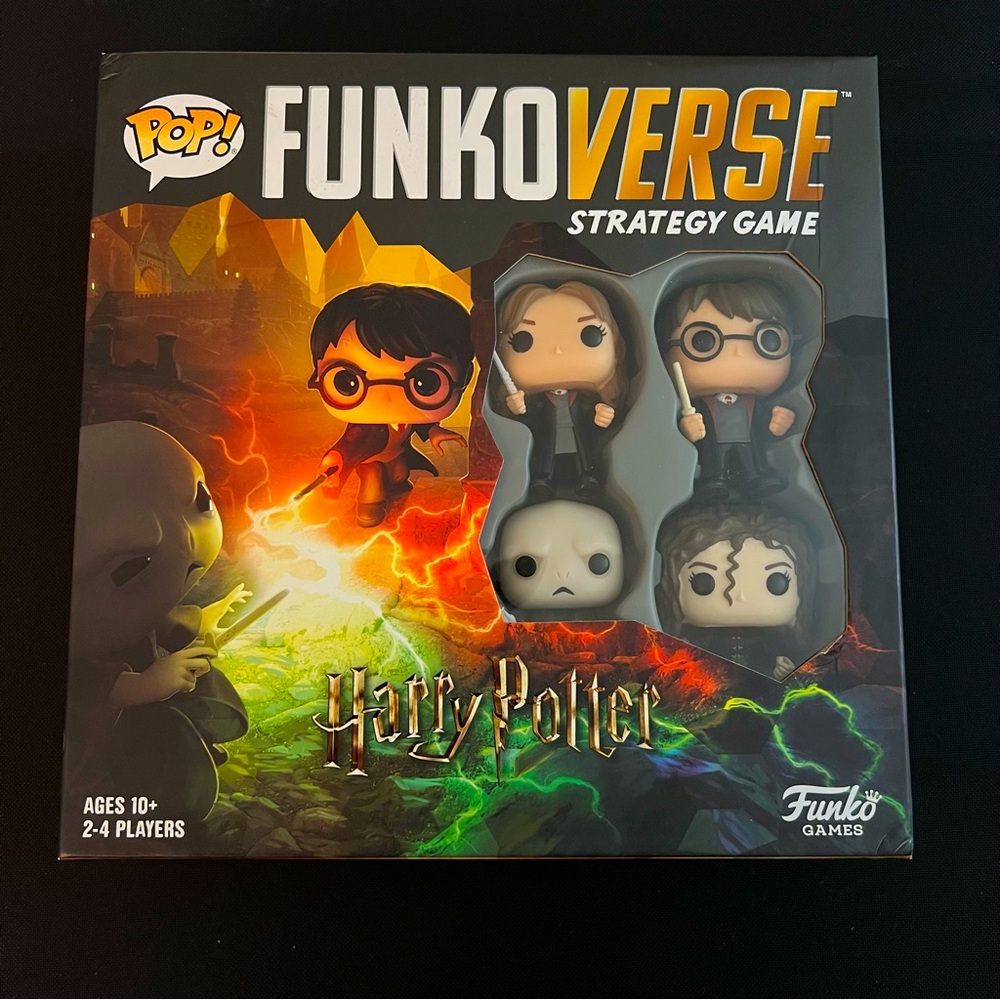 NWOT Harry Potter Strategy Game FunkoPop Funkoverse Hermione Voldemort Bellatrix
